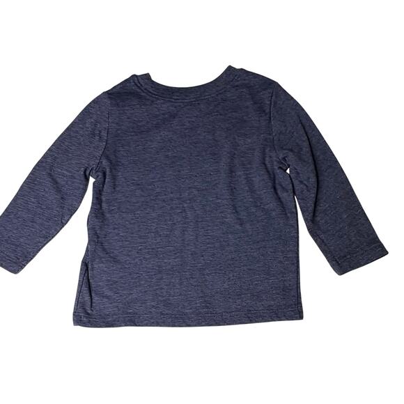 Old Navy Basic Blue Long Sleeve T Shirt 12-18 months Casual Fall Spring - Picture 2 of 5